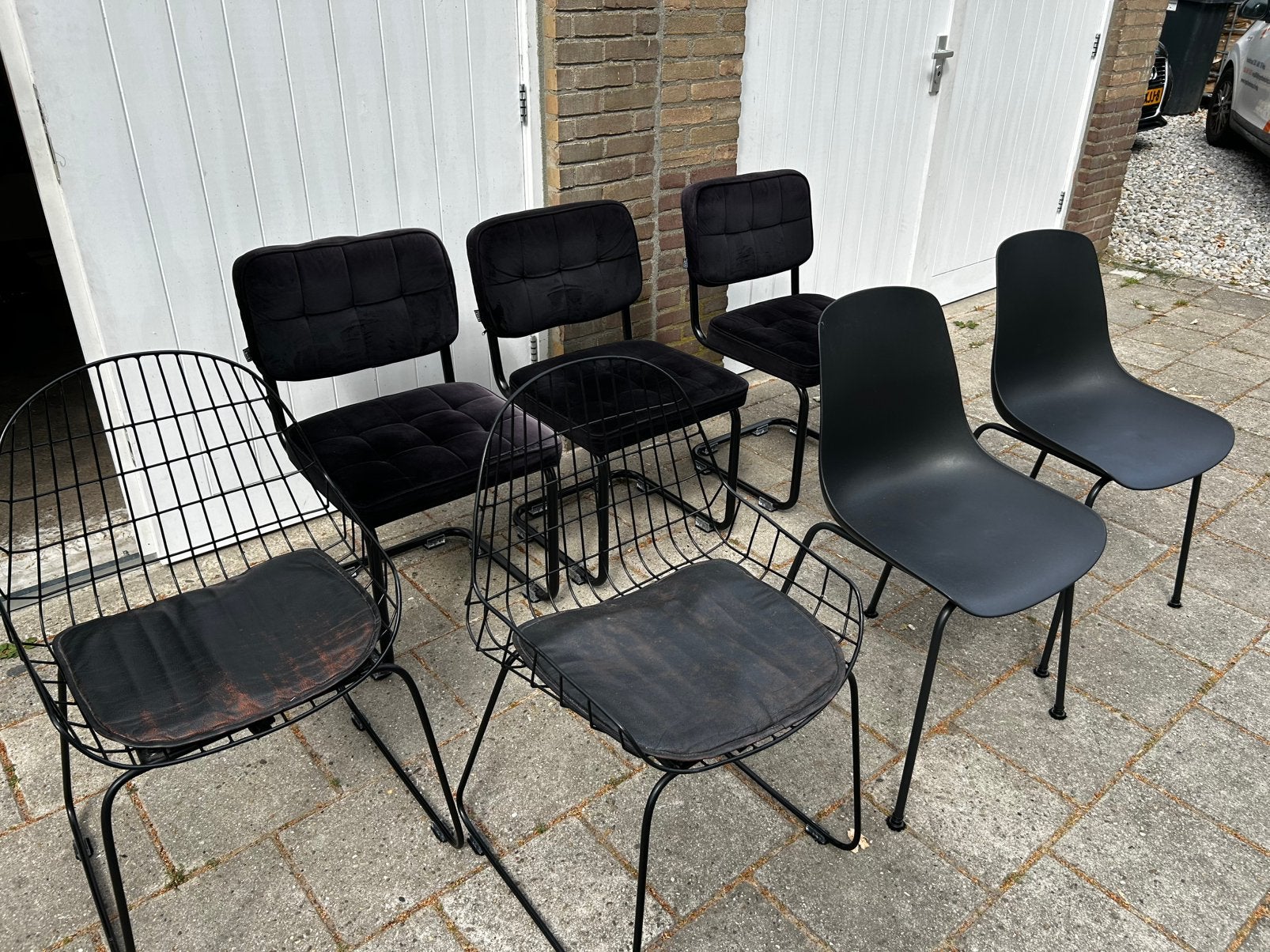 7 mooie eettafel stoelen., Huis en Inrichting, Stoelen, Ophalen, Zo goed als nieuw