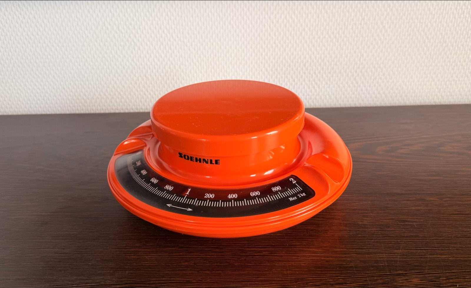 Vintage Soehnle Keukenweegschaal Oranje, Ophalen of Verzenden, Gebruikt
