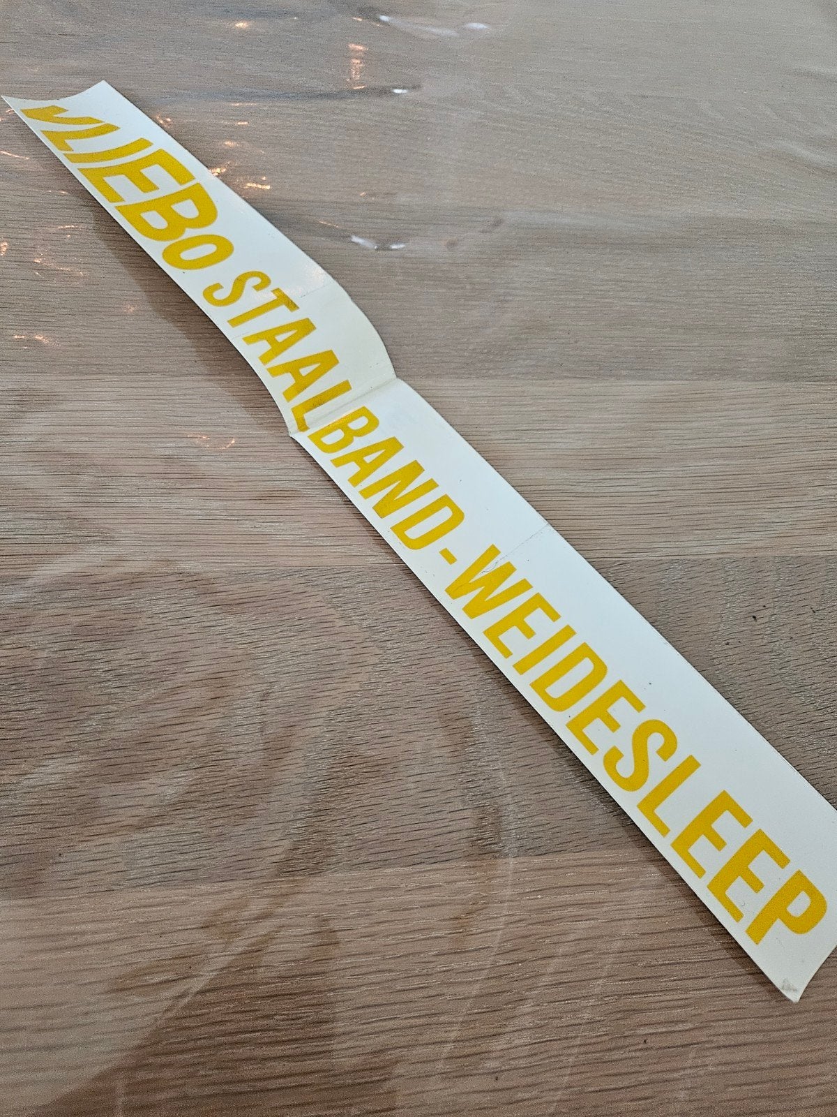 Vliebo Staalband Weidesleep sticker, Ophalen of Verzenden