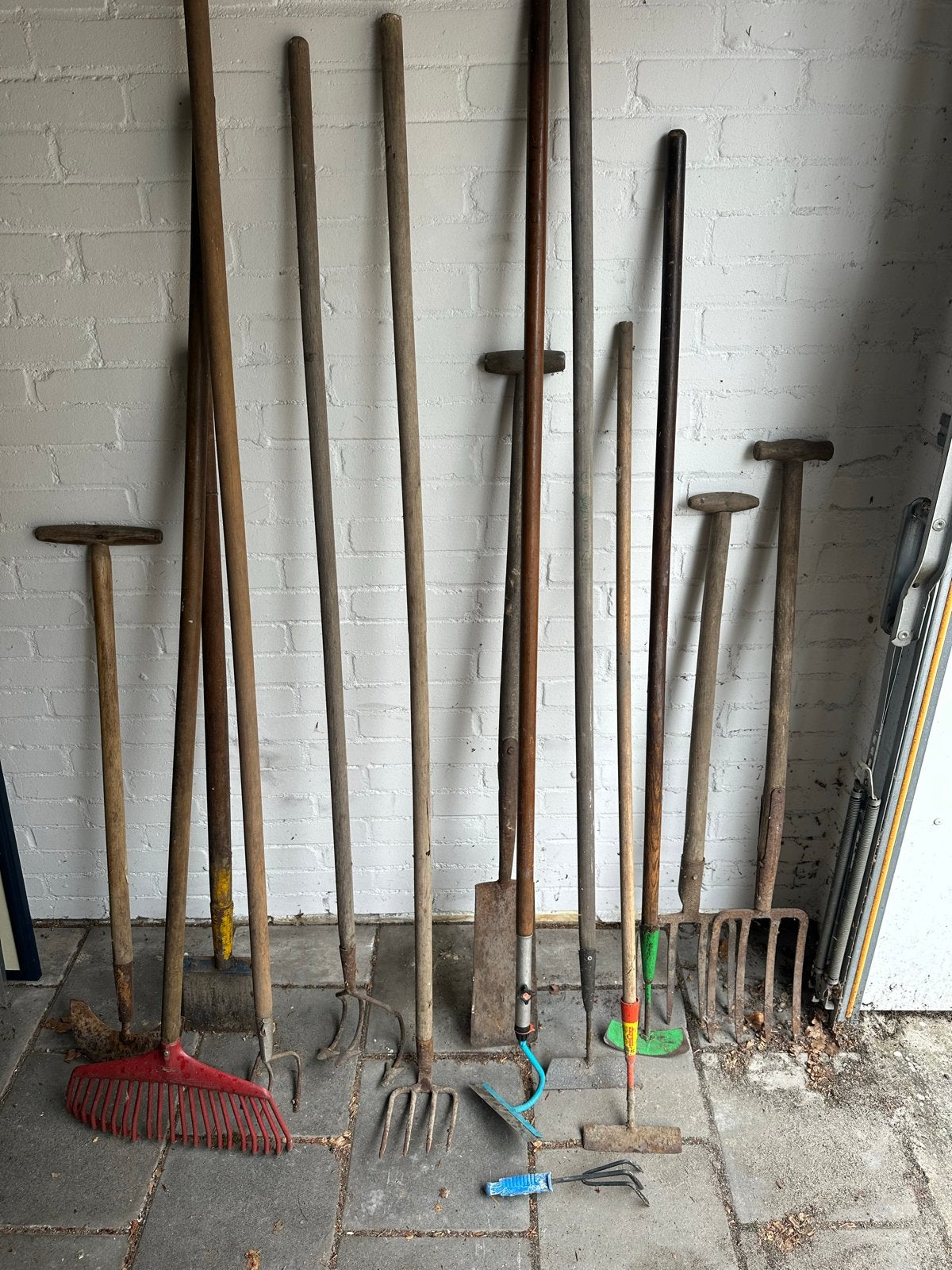 Tuin gereedschap, Ophalen, Gebruikt