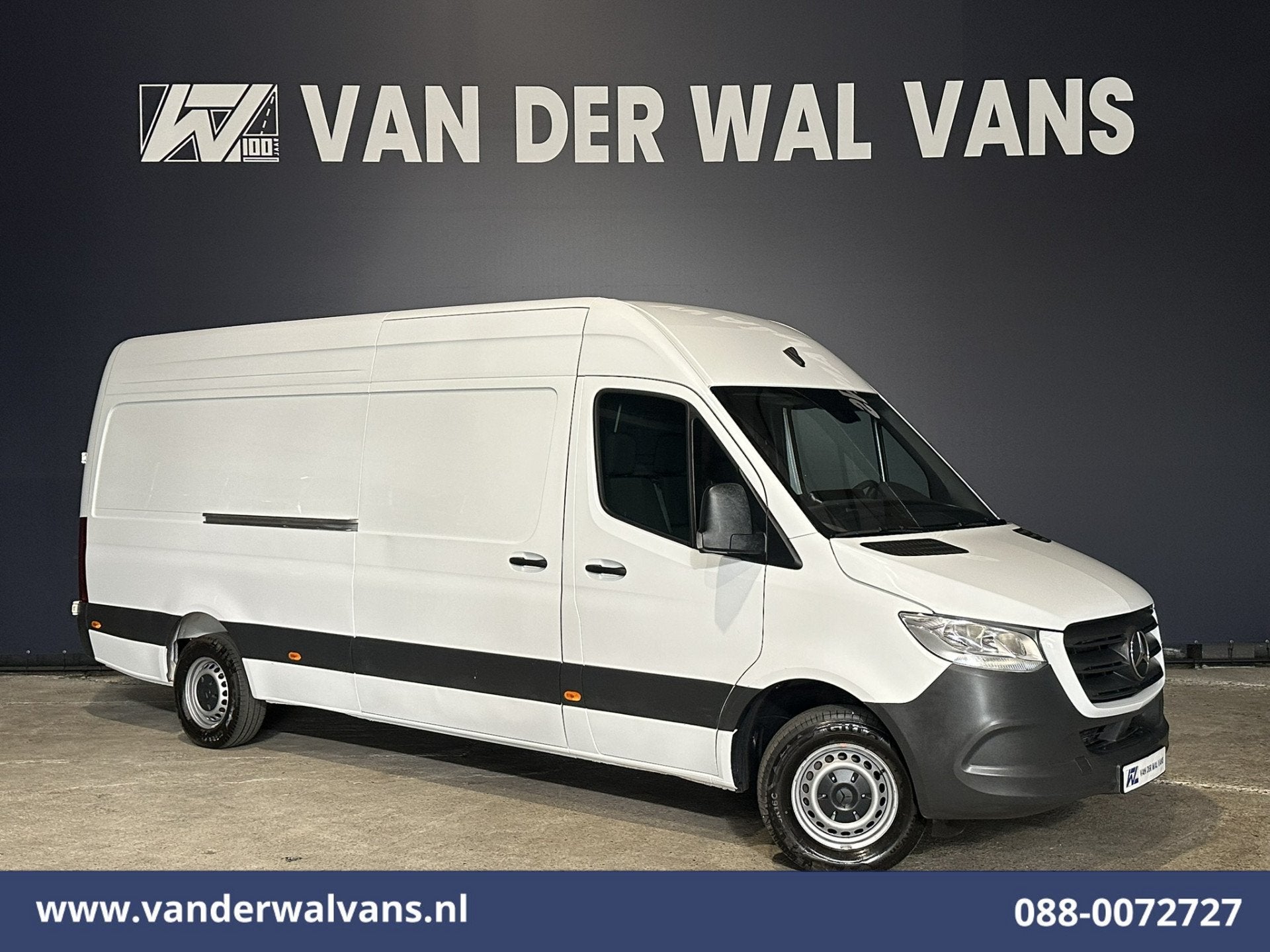 Mercedes-Benz Sprinter 315 CDI 150pk L3H2 Euro6 Airco | Came, Auto's, Dealer onderhouden, Gebruikt, 4 cilinders, Wit