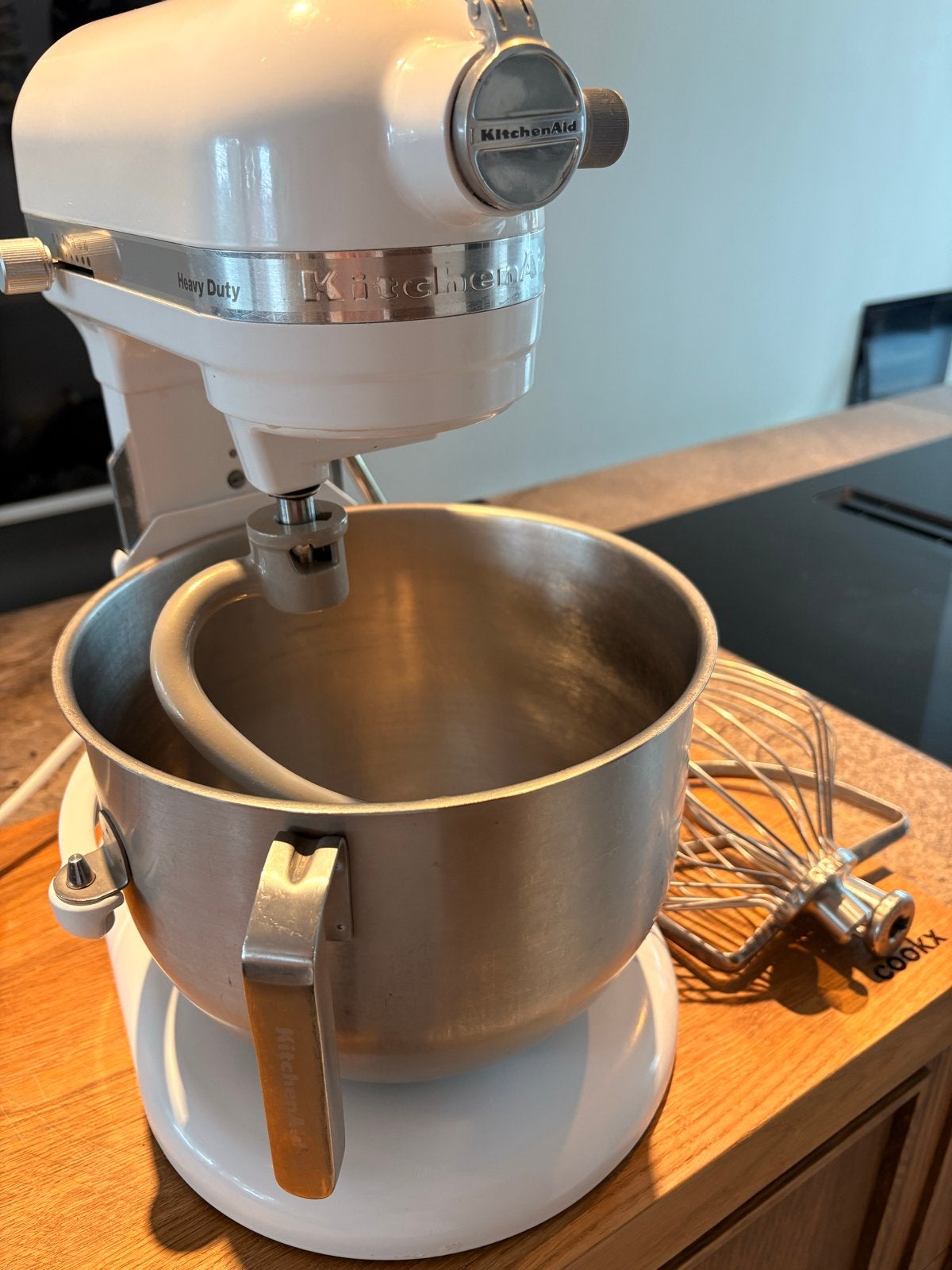 KitchenAid Heavy Duty 6.9L Keukenmixer - Wit, Witgoed en Apparatuur, Keukenmixers, 4 liter of meer, Ophalen, Gebruikt, 3 snelheden of meer