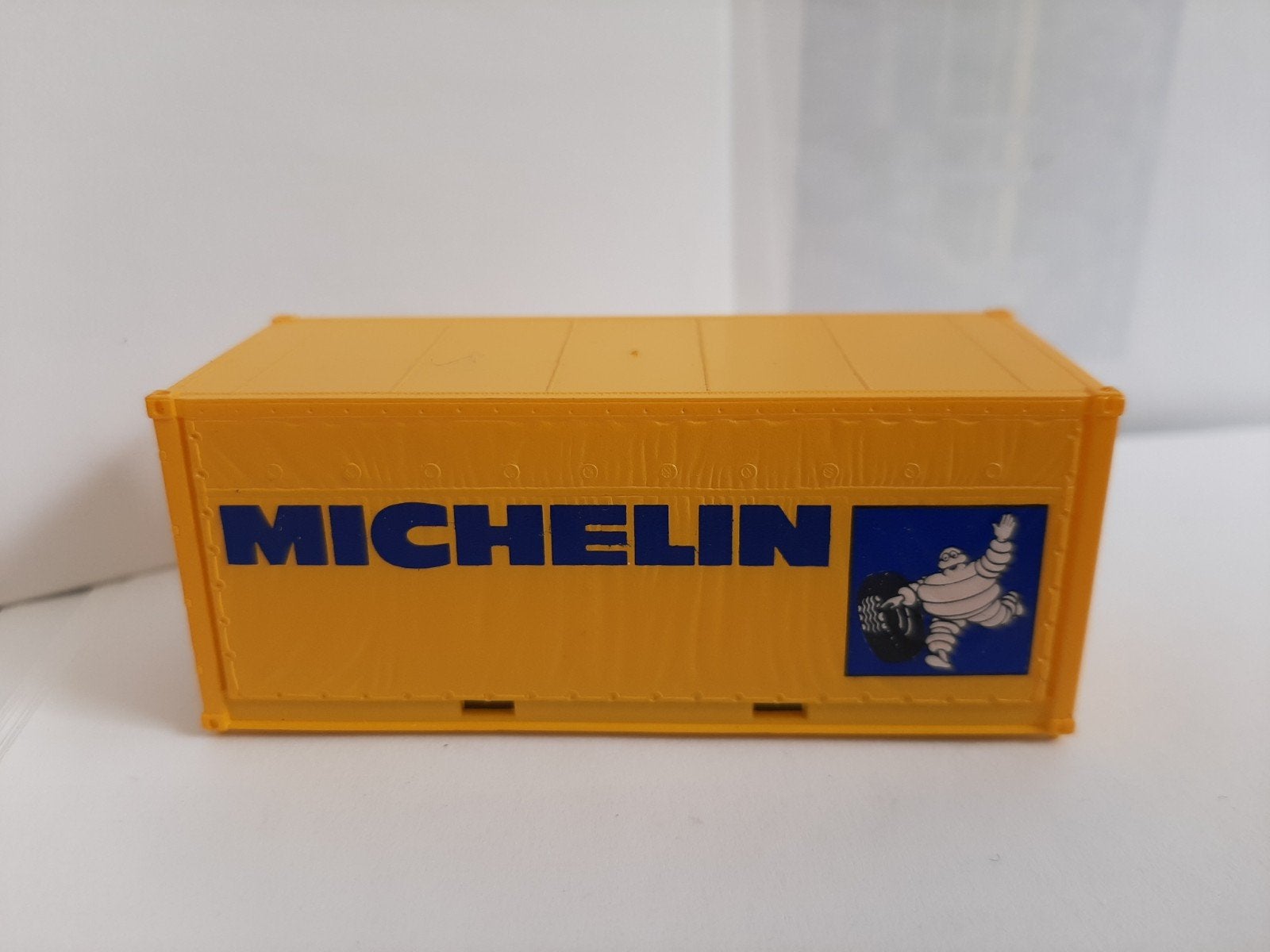 Michelin Container Model - Geel met Blauw Logo, Ophalen of Verzenden, Zo goed als nieuw, Overige typen
