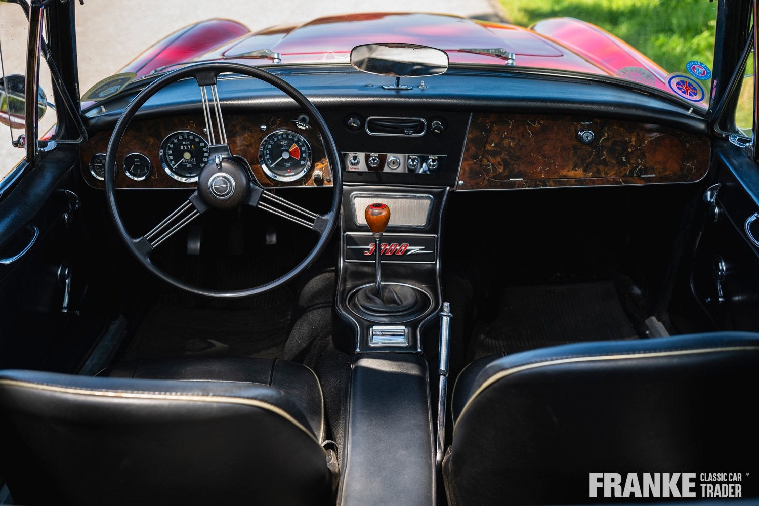Austin-Healey 3000 mkIII BJ8 Phase2 (1966), Auto's, Achterwielaandrijving, Gebruikt, Zwart, 4 stoelen