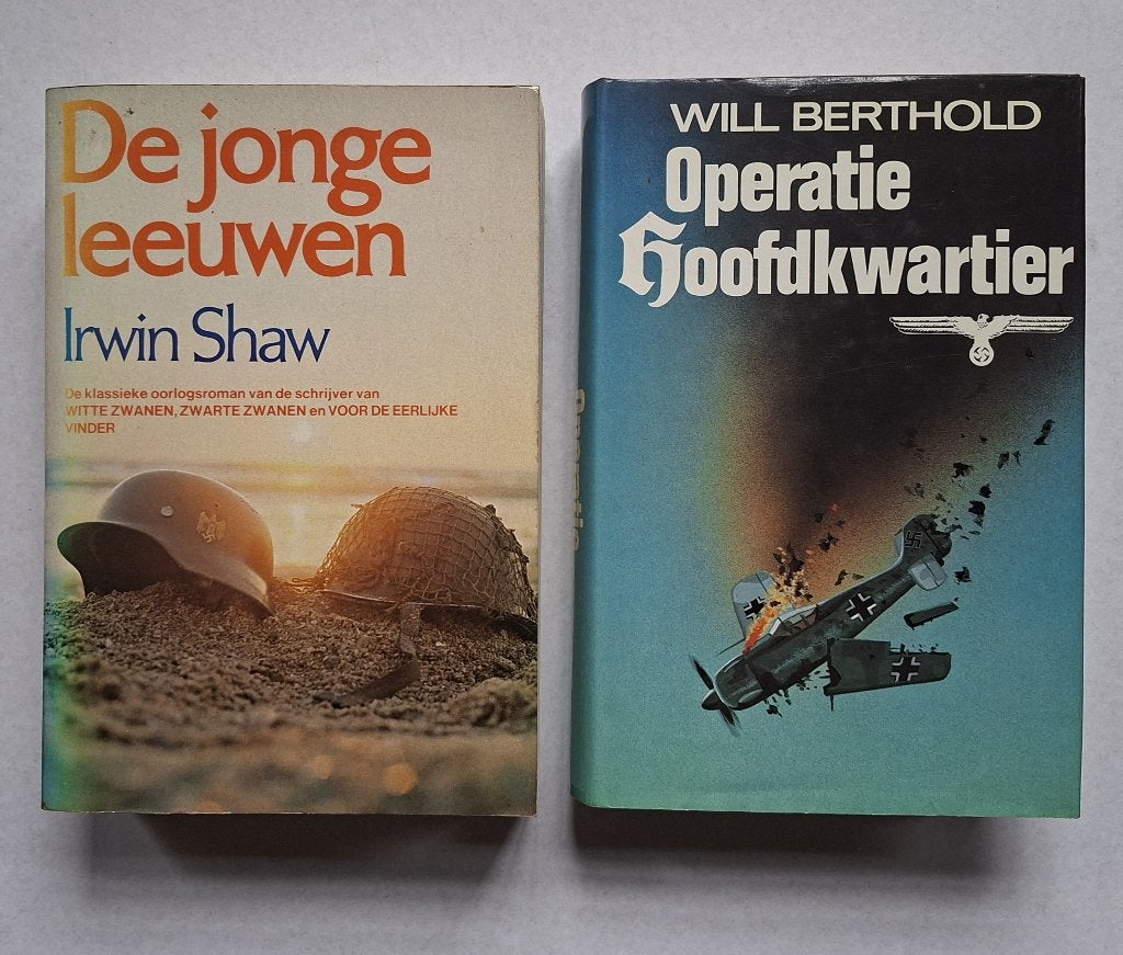 'De jonge leeuwen'  en  'Operatie hoofdkwartier', Boeken, Ophalen of Verzenden, Tweede Wereldoorlog, Gelezen, Diverse auteurs