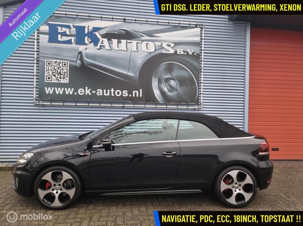 Volkswagen Golf 2.0 GTI DSG. Vol leer, Bi-Xenon, LED, Keurig, Auto's, Euro 5, Gebruikt, Zwart, 4 cilinders
