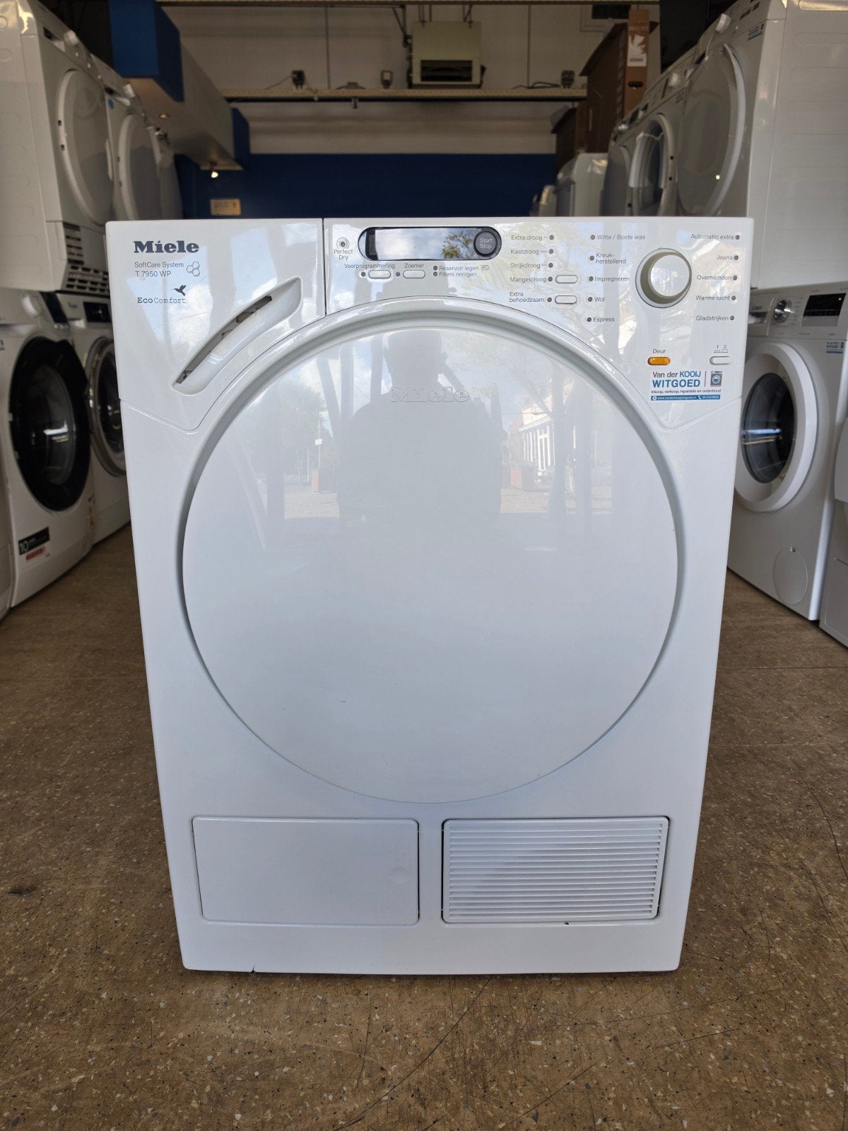 Miele T 7950 Softcare warmtepompdroger | 7 kilo | Garantie ✅, Jirnsum, Anti-kreukfase, Overige typen, 8 tot 10 kg