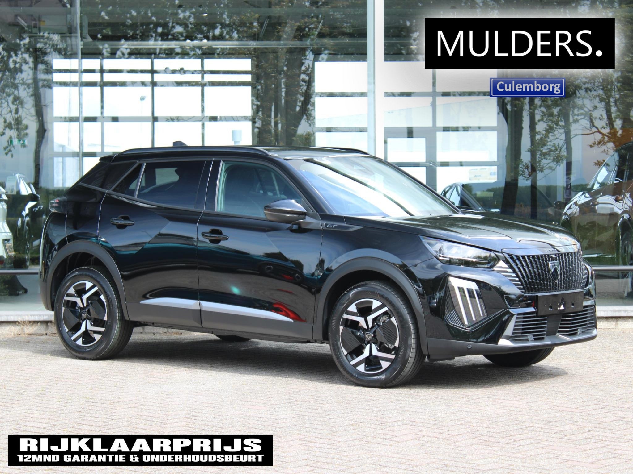 Peugeot 2008 1.2 Hybrid 145 GT VOORRAAD KORTING, Auto's, Peugeot, Euro 6, 1199 cc, Zwart, Origineel Nederlands