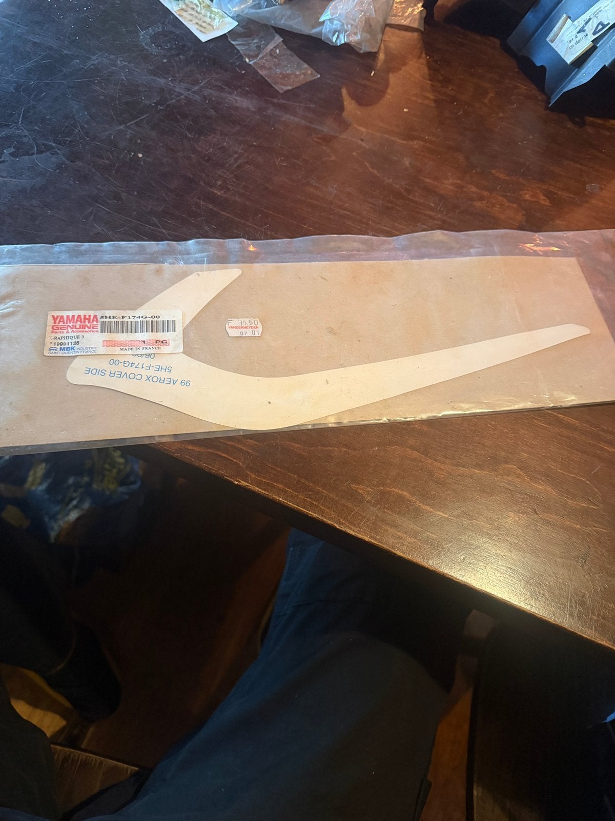 Yamaha aerox zijkapsticker, Ophalen of Verzenden, Nieuw, Overige typen, Yamaha
