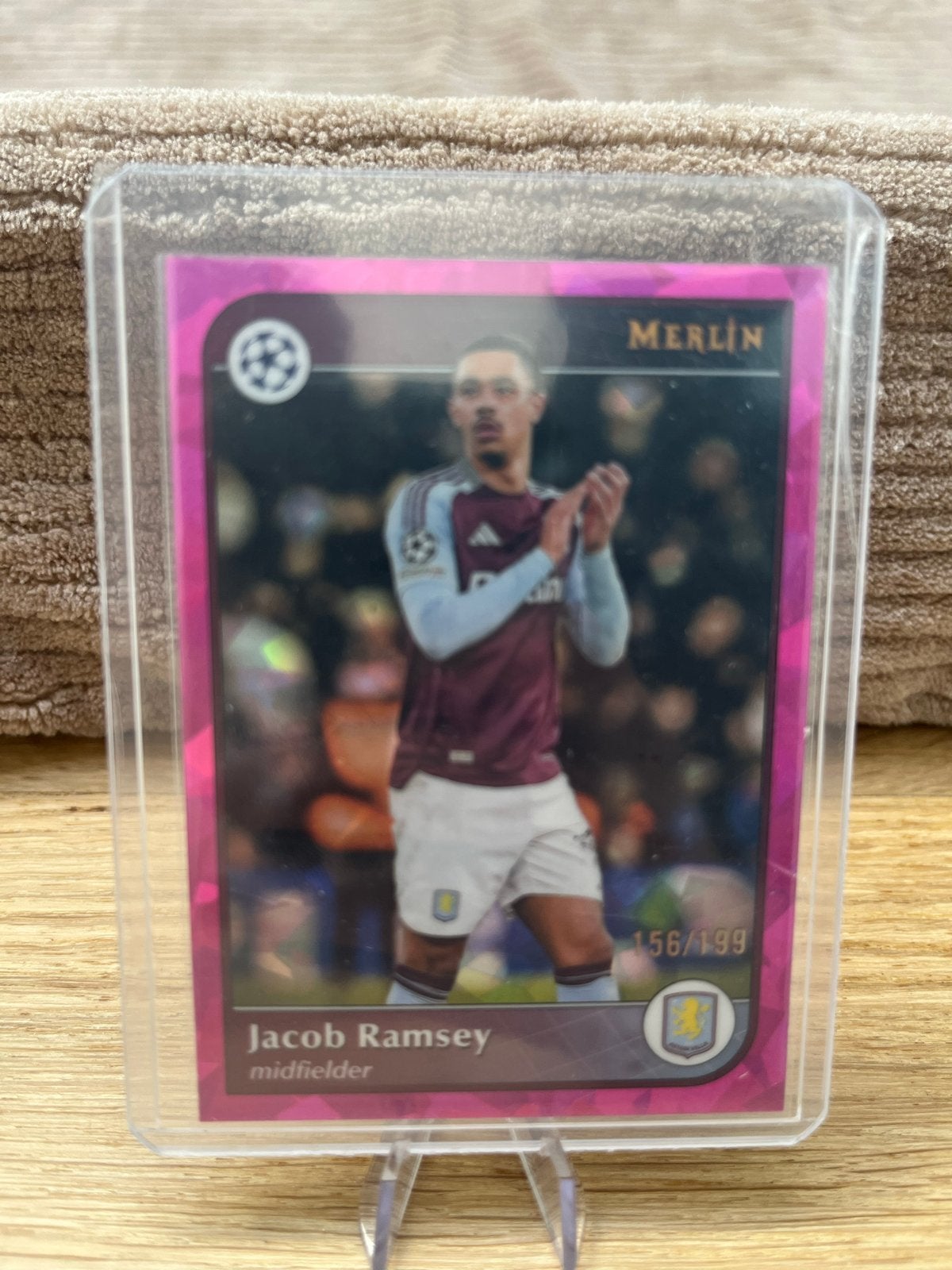 Jacob Ramsey Merlin Spelerskaart Aston Villa 156/199, Ophalen, Zo goed als nieuw, Buitenlandse clubs, Spelerskaart