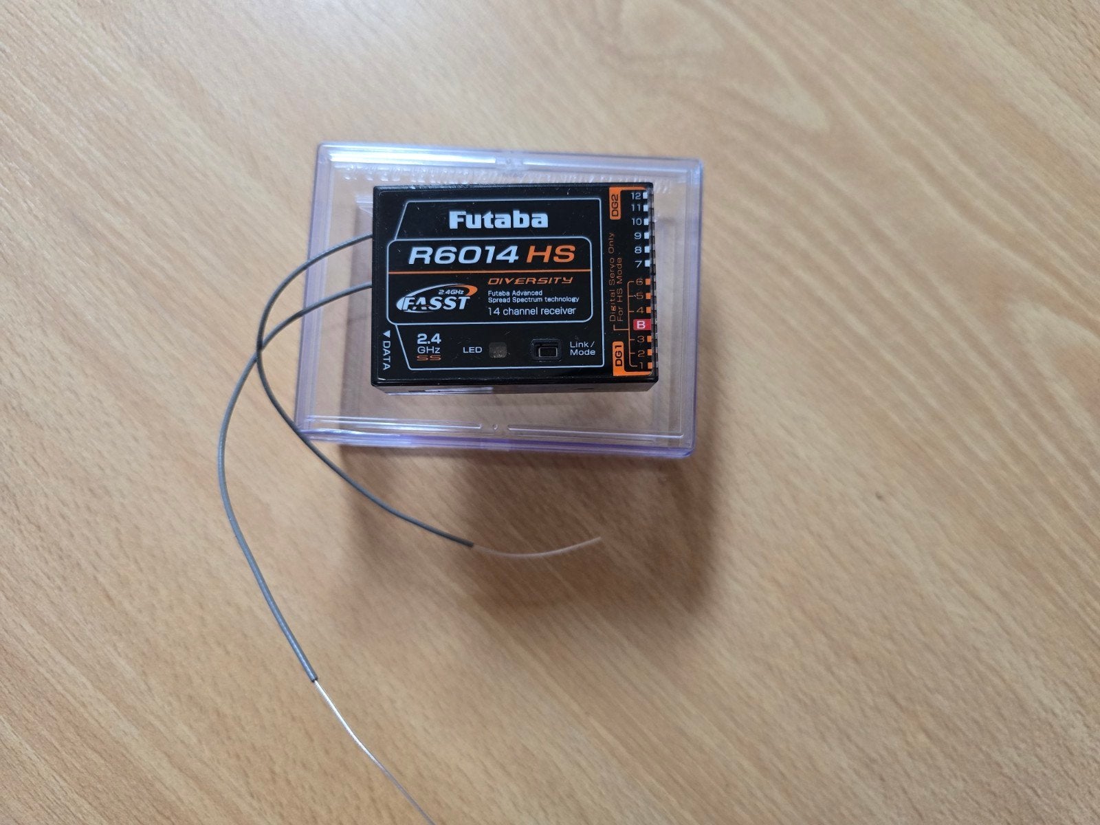Futaba R6014HS 2.4GHz FASST 14-kanaals ontvanger, Verzenden