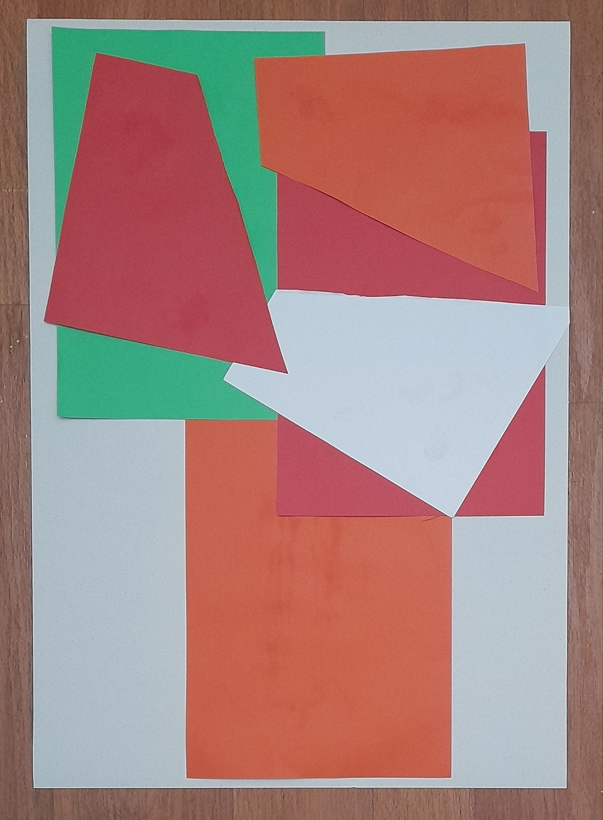 Knipsel schilderij collage, Antiek en Kunst, Ophalen of Verzenden