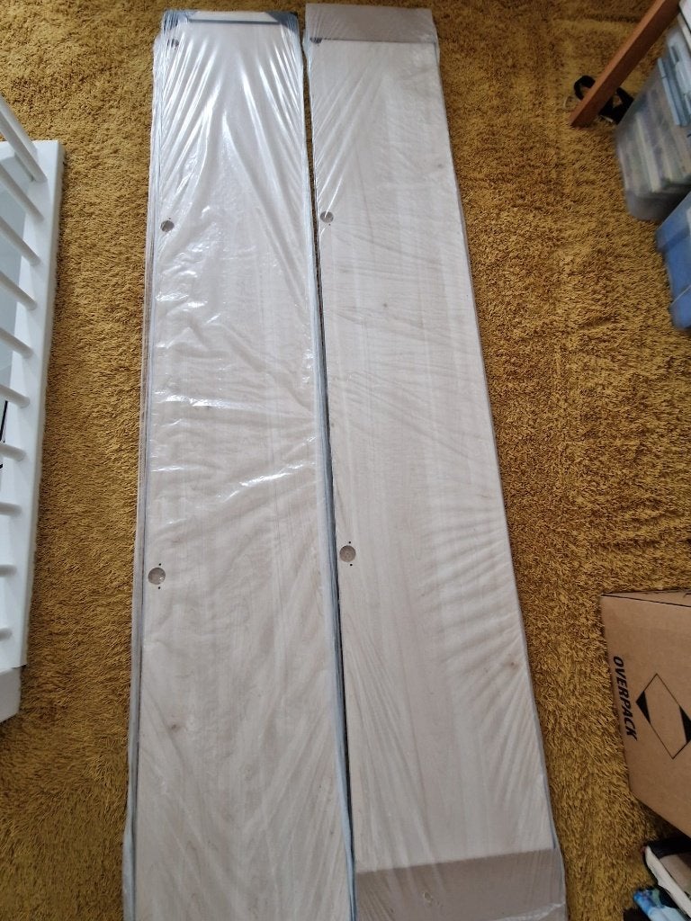 Nolte kastdeuren wit glas 230x40 ongebruikt, Ophalen, Minder dan 50 cm, 200 cm of meer, Nieuw