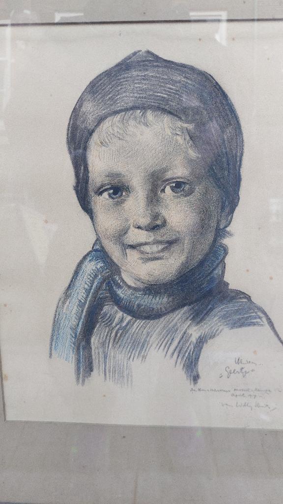 Mooi portret Willy Sluiter Franken Kunst & Antiek Dordrecht, Ophalen