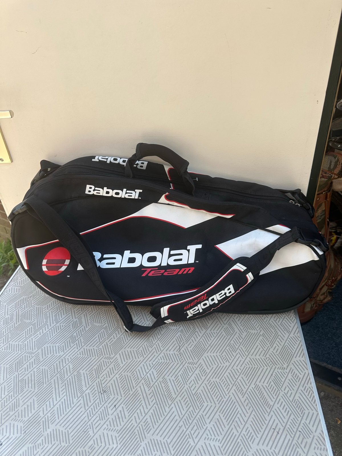 Babolat Team Tennistas - Zwart/Wit/Rood, Ophalen of Verzenden, Gebruikt, Tas, Babolat