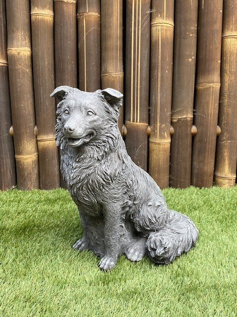 Border Collie nr.2380, Ophalen, Nieuw, Beton, Dierenbeeld