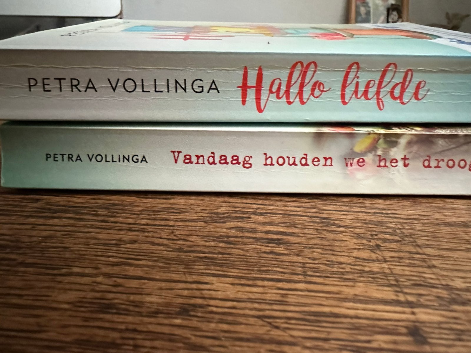 Petra Vollinga: 2 titels, Ophalen of Verzenden, Zo goed als nieuw