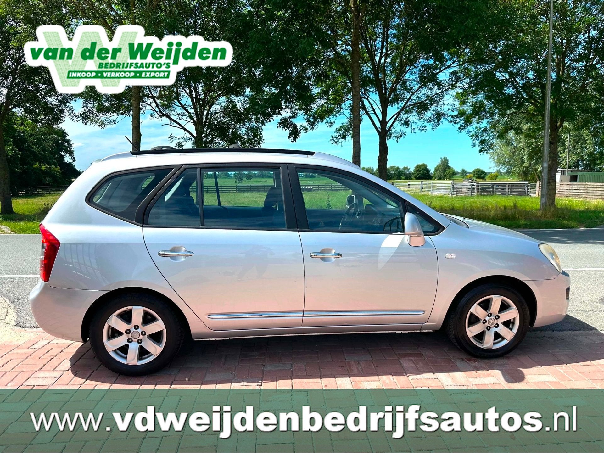 Kia Carens 2.0 CVVT X-ecutive Automaat 144 PK Benzine, Auto's, Kia, 1998 cc, Stof, Gebruikt, 4 cilinders