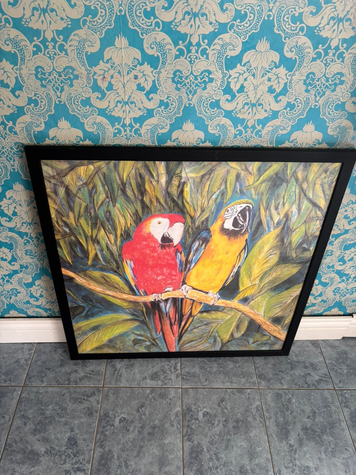 Schilderij  te koop, Antiek en Kunst, Ophalen, Dieren