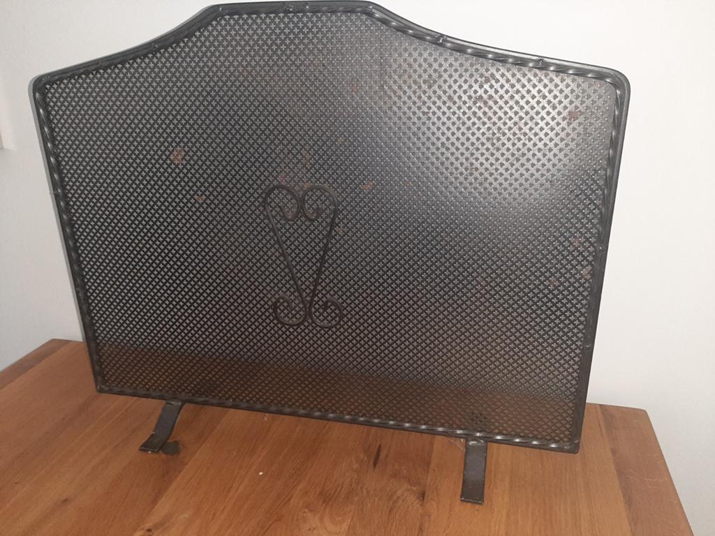 Decoratief Haardscherm met Hartmotief, Huis en Inrichting, Haarden, Ophalen