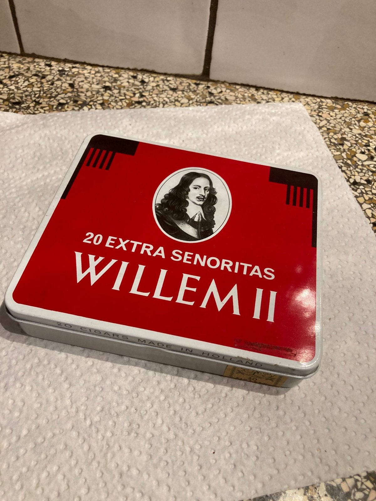 Blikje willem 2, Ophalen of Verzenden, Zo goed als nieuw, Overige