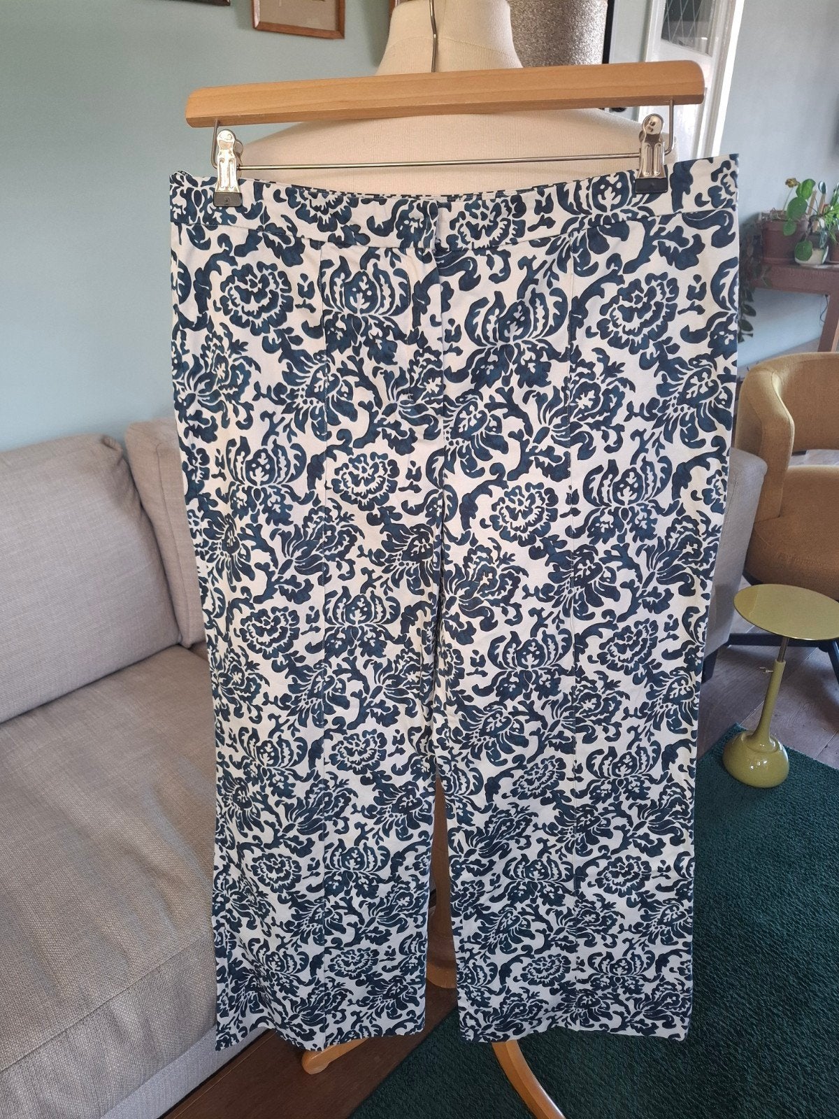 Max mara broek maat 42 nieuwstaat, Blauw, Ophalen of Verzenden, Zo goed als nieuw, Lang