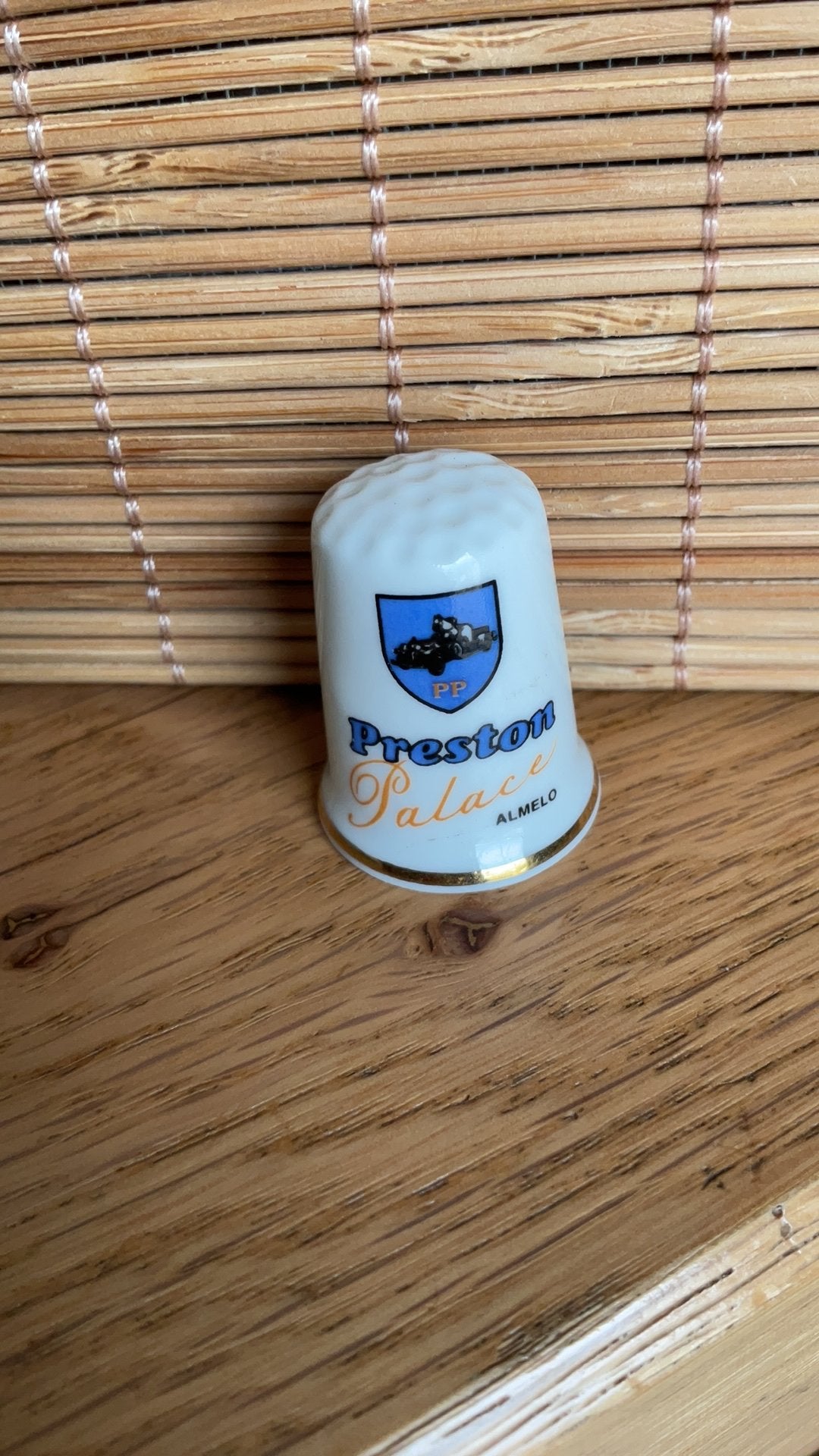 Preston Palace vingerhoed vingerhoedje vingerhoedjes vinger, Verzenden, Nieuw, Porselein, Nederland