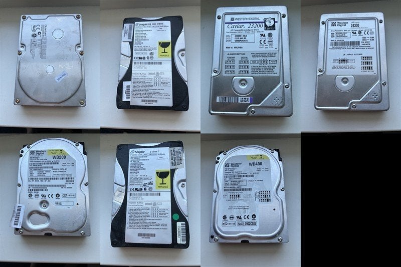 hdd diverse partij (7 stuks) 3.5 inch IDE, Intern, HDD, Ophalen of Verzenden, Desktop