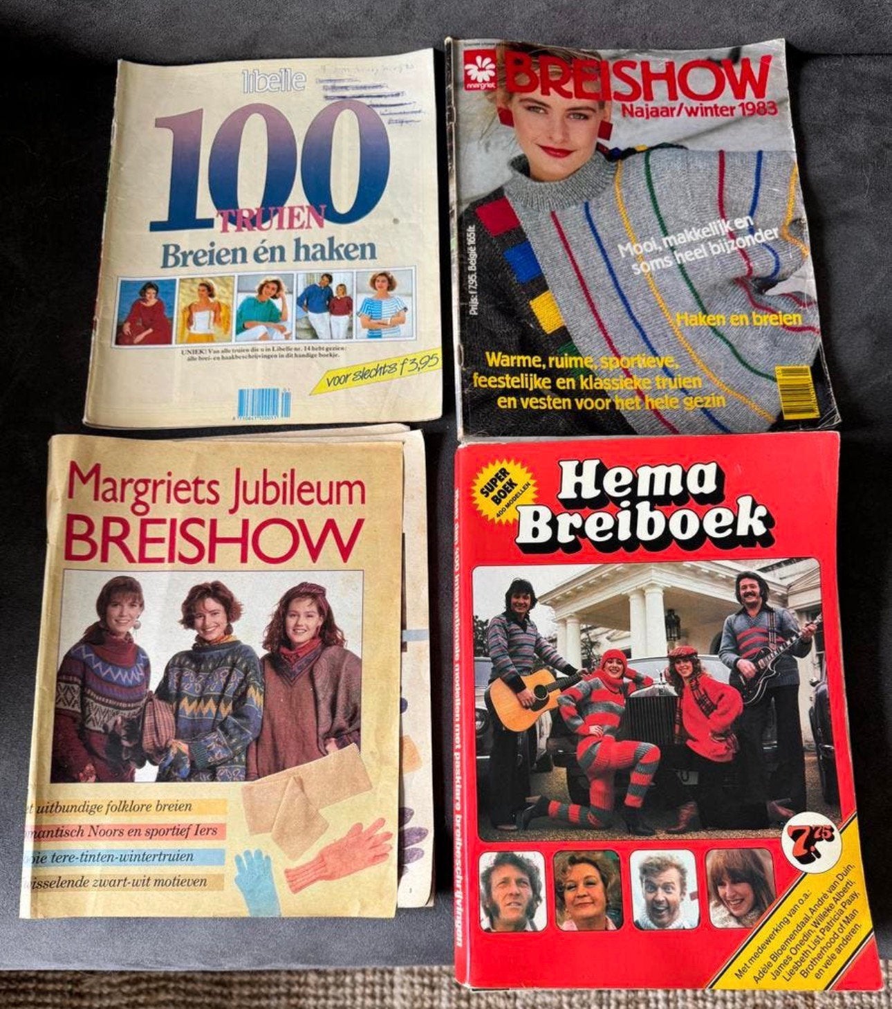 Vintage breiboeken, Hobby en Vrije tijd, Ophalen of Verzenden, Gebruikt, Breien, Patroon of Boek