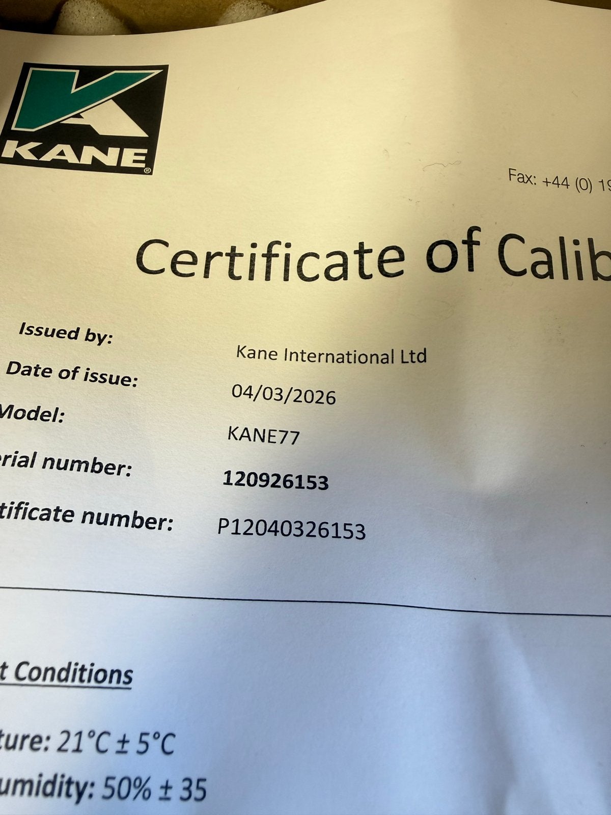 Kane 77 Koolmonoxide Melder met Persoonlijk CO Alarm, Doe-het-zelf en Verbouw, Ophalen, Zo goed als nieuw, Overige meters
