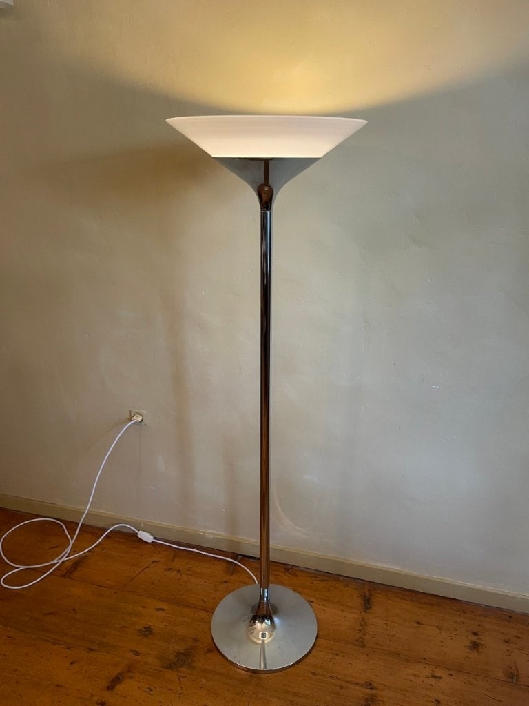 Jaren 70 Uplight Staande Lamp Vloerlamp Vintage, Antiek en Kunst, Antiek | Lampen, Ophalen