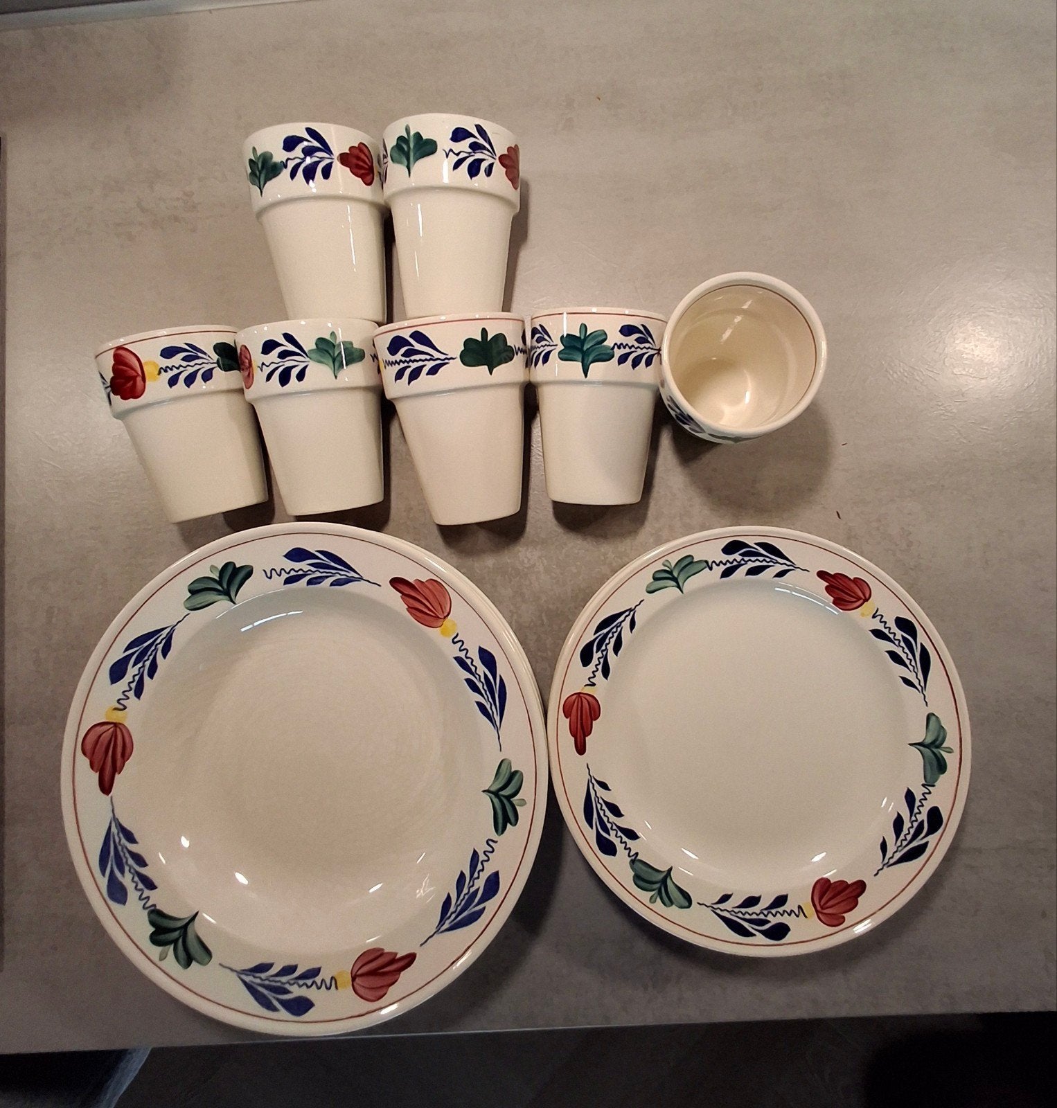 boerenbont servies, Ophalen of Verzenden