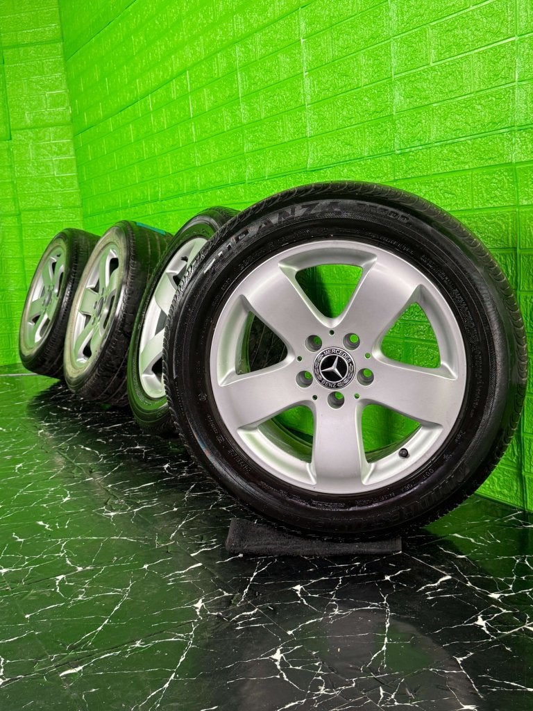 Originele Mercedes E-klasse velgen 16" 5x112 zomerset W211, Niet ingevuld, Gebruikt, 16 inch, Banden en Velgen