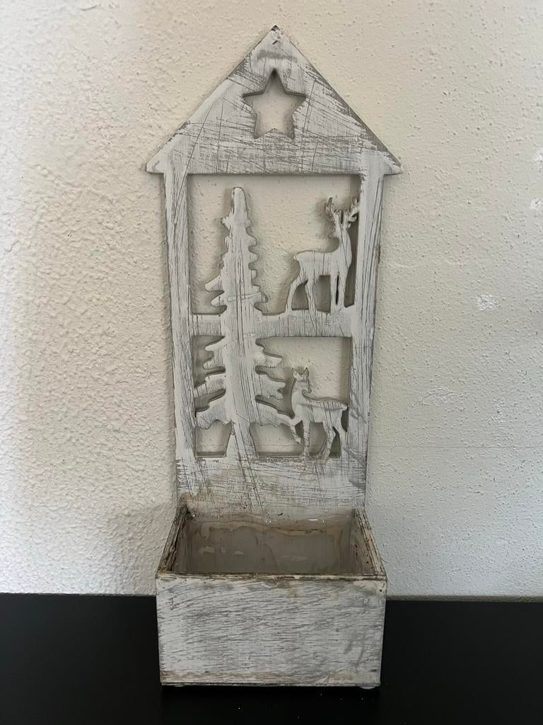 Kerstdecoratie kerststukje, Ophalen of Verzenden, Gebruikt