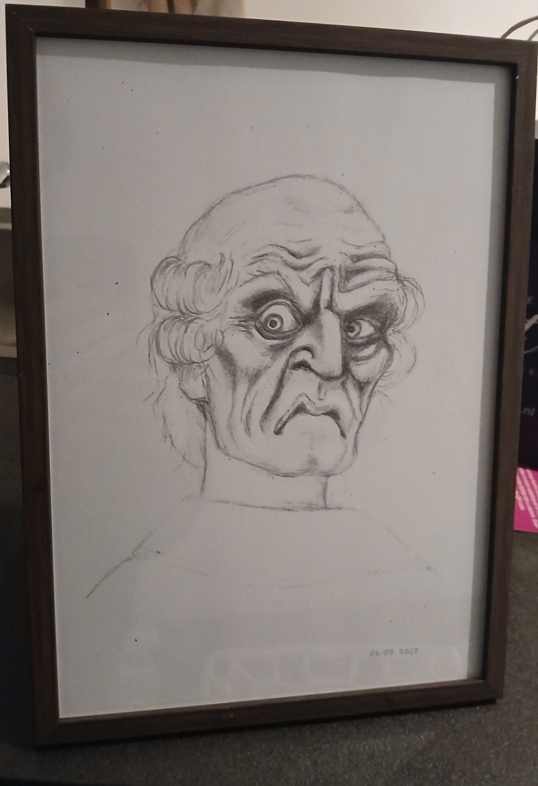 Efteling tekening Danse Macabre Pianist, Ophalen of Verzenden