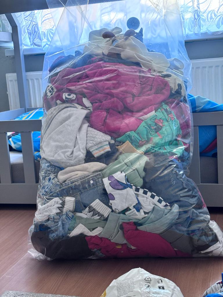 Grote kledingzak baby/kinderkleding maten 80/86/92, Ophalen of Verzenden, Zo goed als nieuw, Overige maten