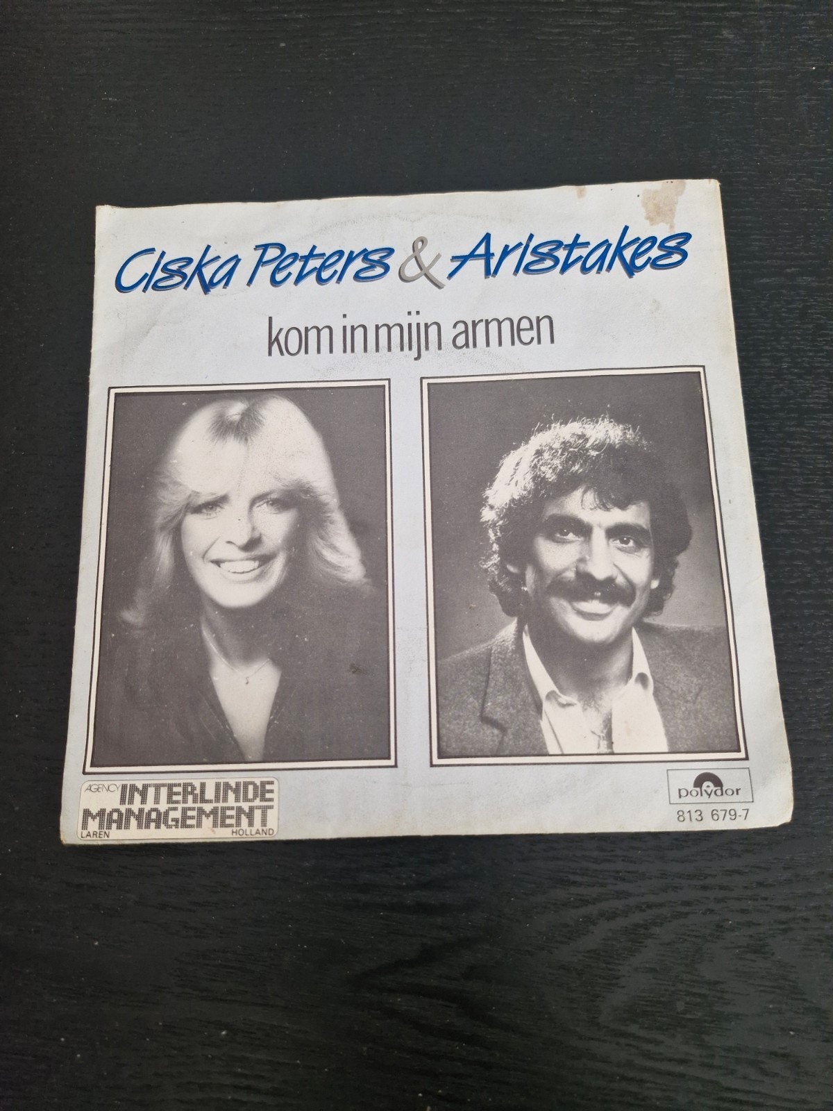 Ciska Peters & Aristakes - Kom in mijn armen (Single), Gebruikt, 7 inch, Ophalen of Verzenden, EP