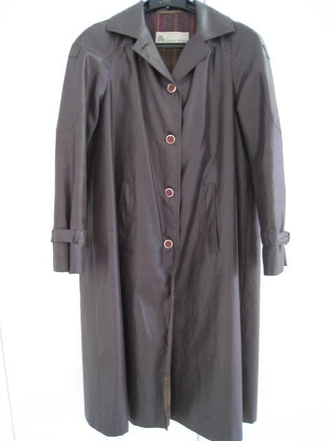 Damesjas, regenjas, Claude Havrey, bruin/bordeaux, ik, Ophalen, Nieuw, Maat 38/40 (M), Bruin