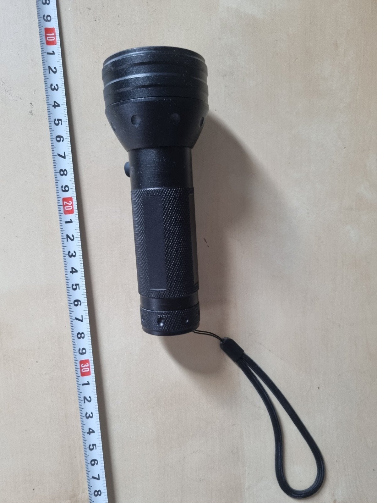 UV LED Zaklamp - Metaal, Ophalen of Verzenden, Zo goed als nieuw, Batterij