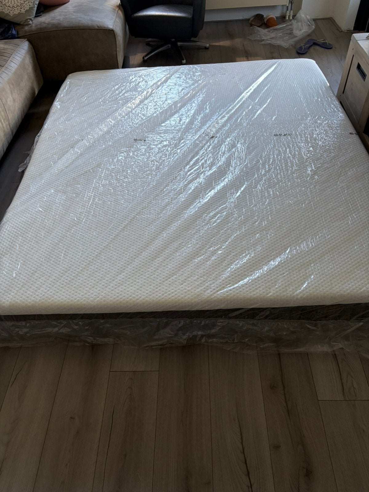 Emma hybrid constant cool 180/200cm Nieuw!, Ophalen, Tweepersoons, Zo goed als nieuw, Matras