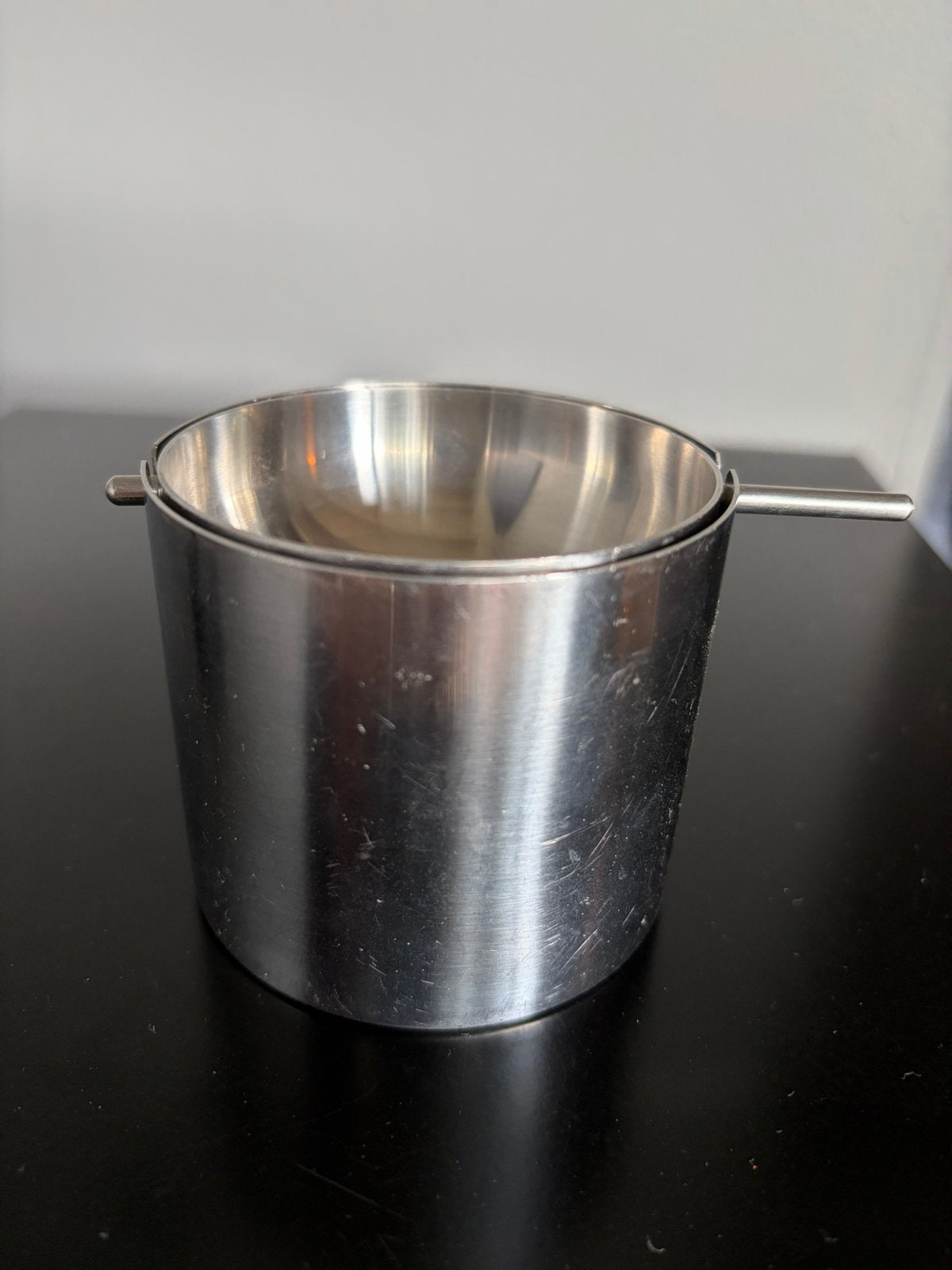 Stelton Cylinda-Line asbak van Arne Jacobsen, Vintage, Gebruikt, Verzenden, Metaal
