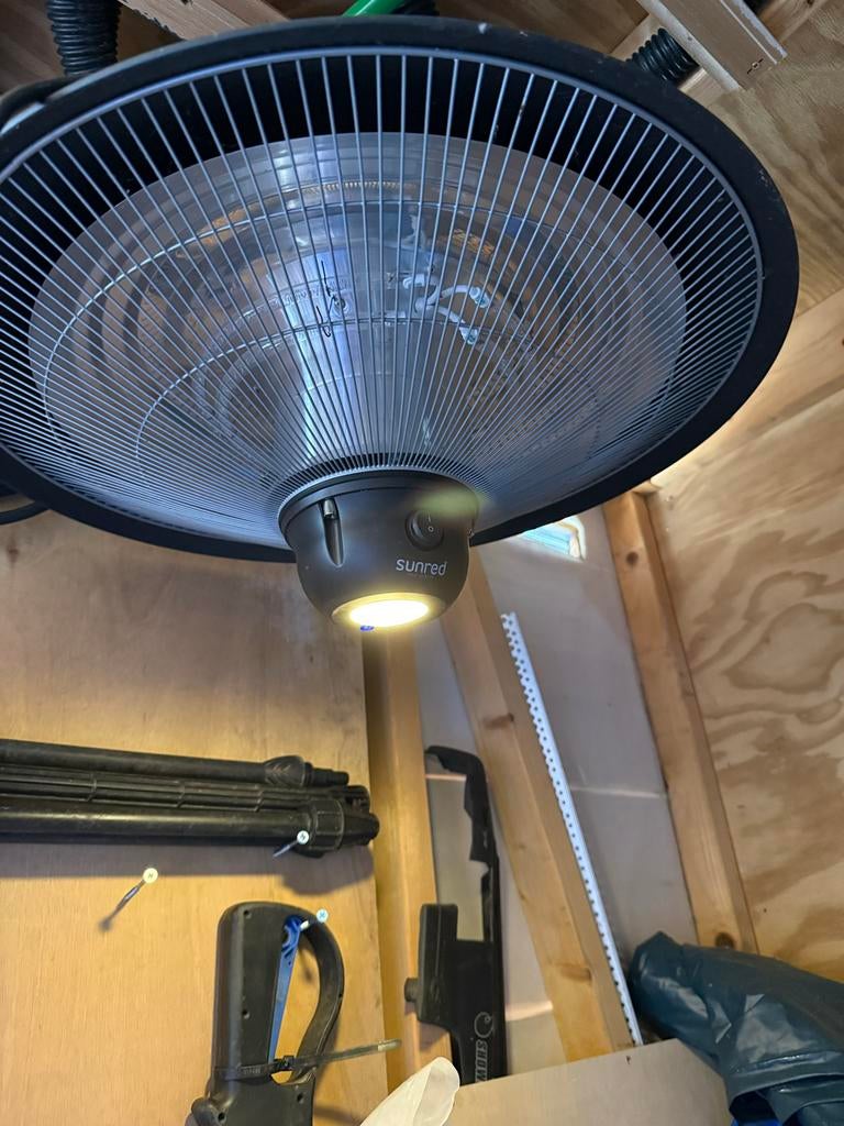 Sunred Heater met Afstandsbediening - Elektrisch, Ophalen of Verzenden, Gebruikt, Elektrisch, Plafond