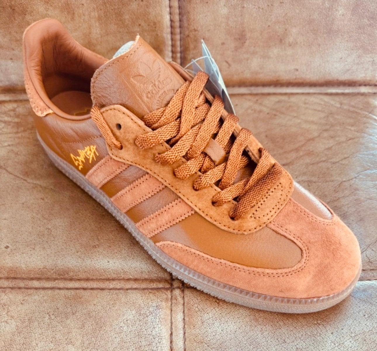 Adidas Jonah Hill Samba Sneakers - Nieuw, Maat 45 1/3, Kleding | Heren, Ophalen of Verzenden, Nieuw, Bruin, Sneakers of Gympen