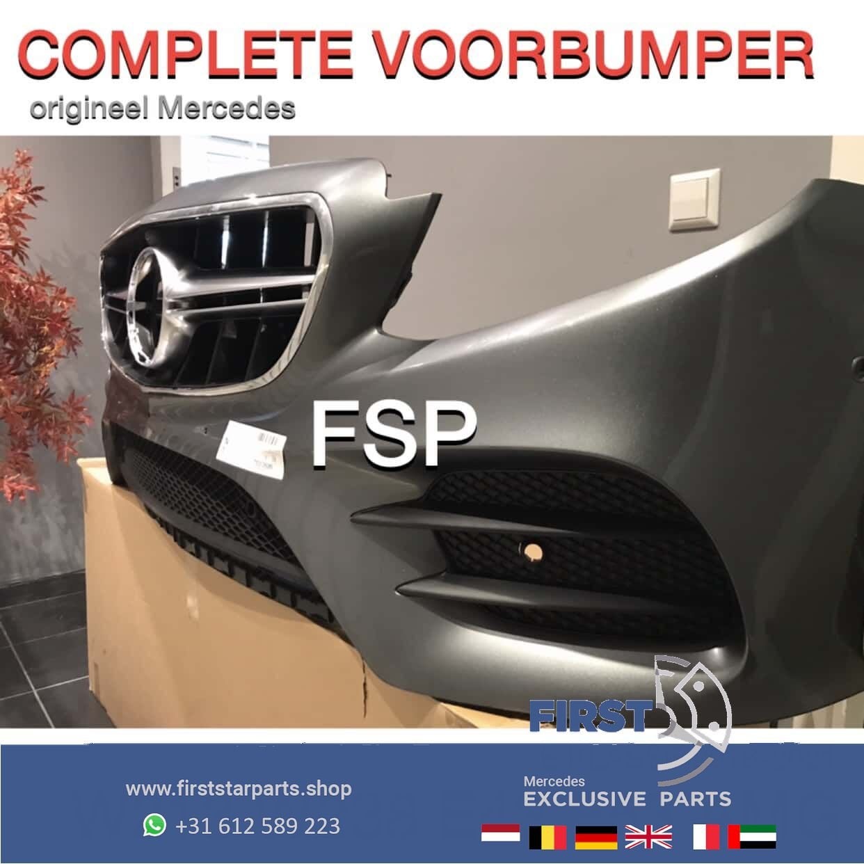W213 W238 E43 E53 AMG VOORBUMPER + GT GRIL Mercedes E Klasse, Gebruikt, -, Voor, Ophalen of Verzenden