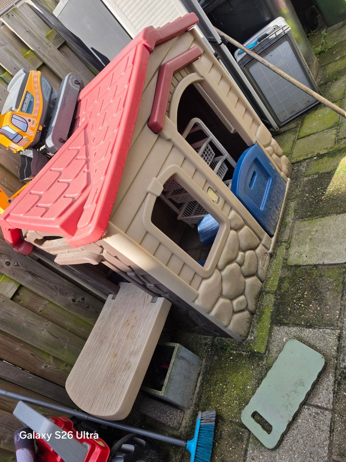 Little Tikes speelhuisje met 2 krukjes, Ophalen, Kunststof