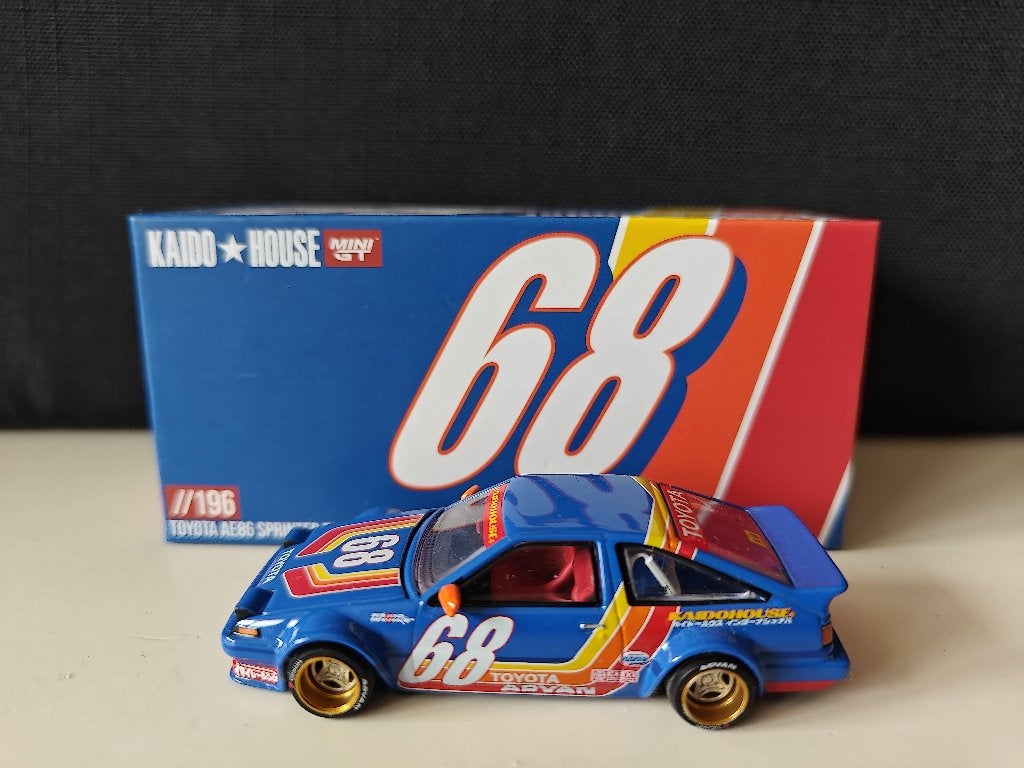 Kaido House x MINI GT #196 – Toyota AE86 Sprinter Trueno, Hobby en Vrije tijd, Ophalen of Verzenden, Nieuw, Auto