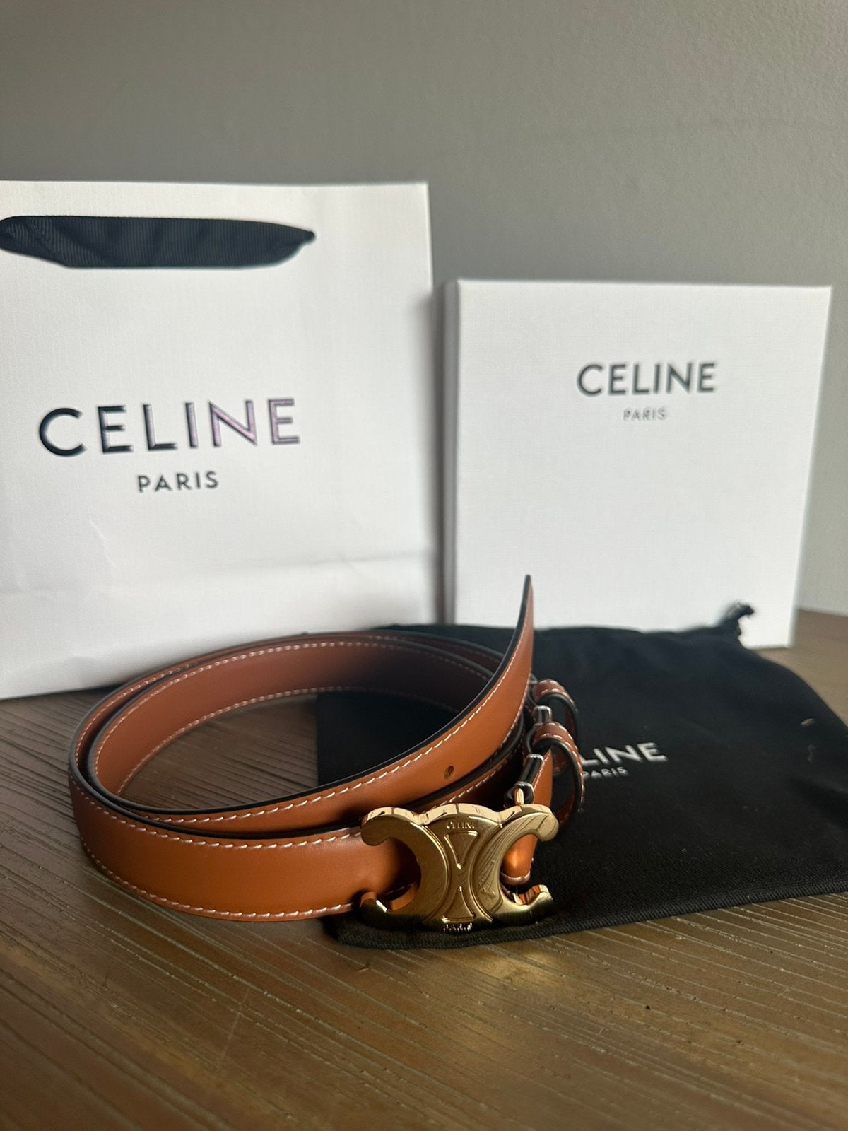 Celine riem, Kleding | Dames, Ophalen of Verzenden, Zo goed als nieuw, Zwart, 80 tot 90 cm