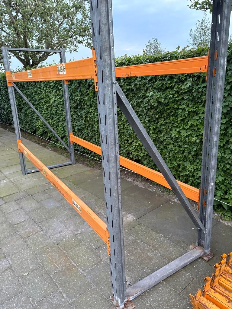 Grootvak stelling 270x90 cm met 4 liggers, Doe-het-zelf en Verbouw, Ophalen, Zo goed als nieuw