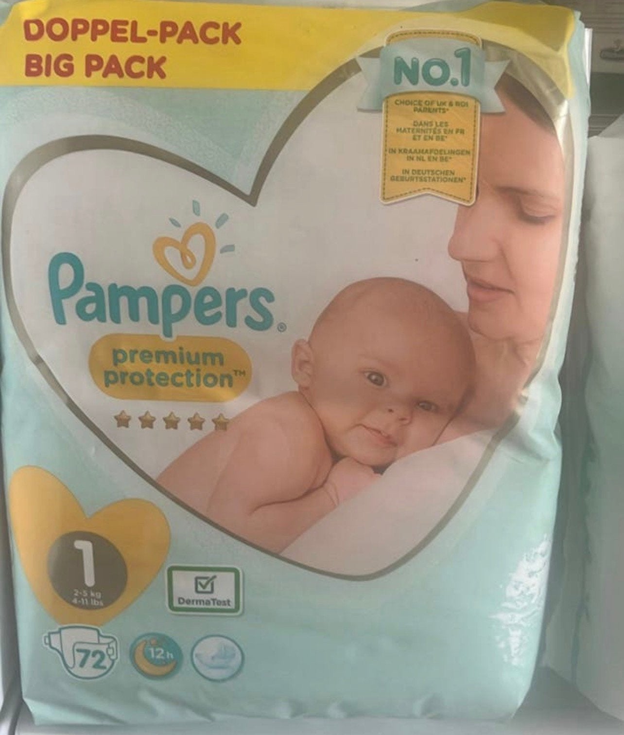 Pampers luiers maat 1, Kinderen en Baby's, Badjes en Verzorging, Ophalen of Verzenden, Nieuw, Overige typen