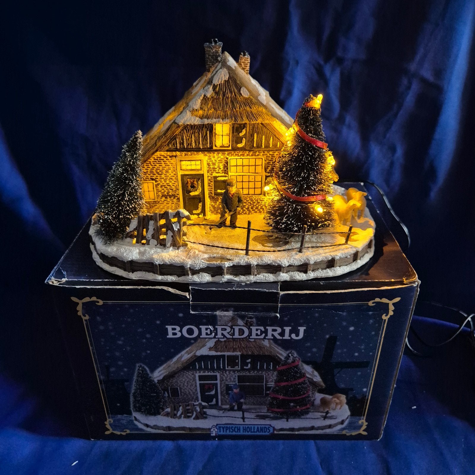 Typisch Hollands boerderij Kerst zgan, Ophalen of Verzenden, Zo goed als nieuw